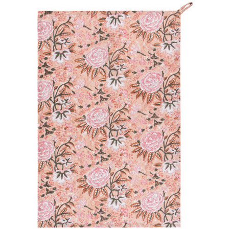 Danica Heirloom Tea towel Block Print Blossom