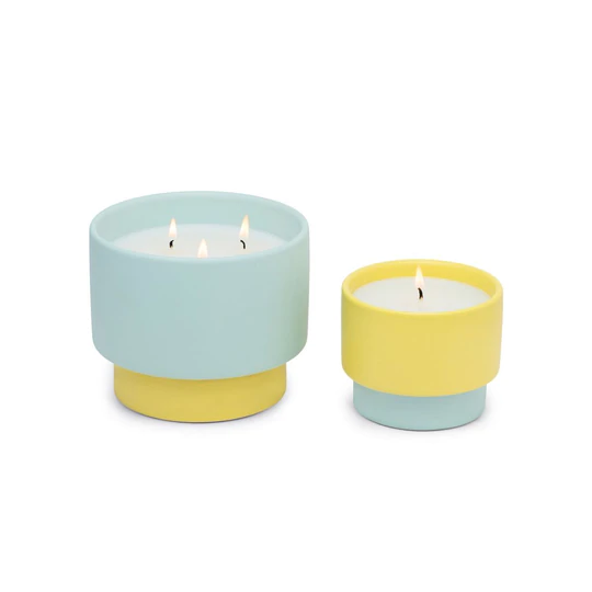 Paddywax Minty Verde Color Block Candles