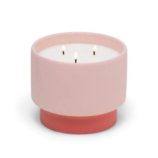 Paddywax Sparkling Grapefruit Color Block Candles