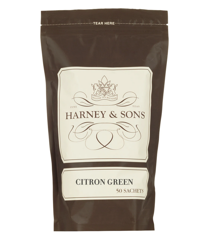 Harney & Sons Citron Green, Bag of 50 Sachets