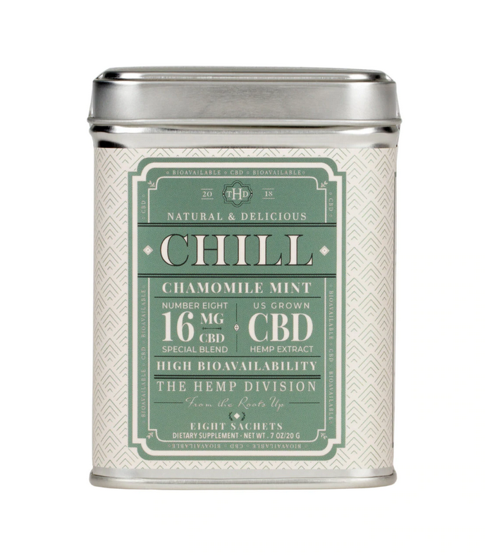 Chill 8 CT Sachets - Chamomile Mint - 16 MG CBD