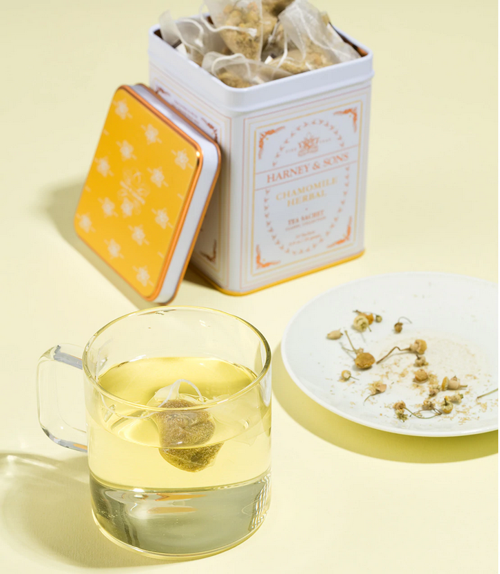 Harney & Sons Chamomile Herbal, Classic Tin of 20 Sachets