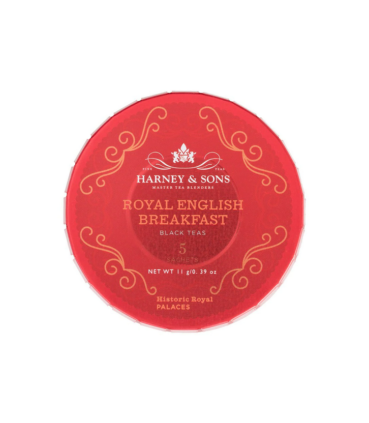 Harney & Sons Royal English Breakfast, Tagalong Tin of 5 Sachets