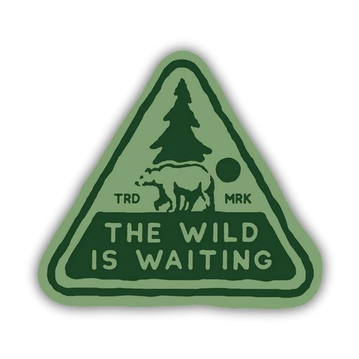 The Wild Is Waiting Sticker