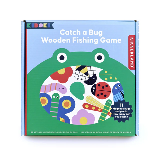Catch A Bug Wooden Fishing Game