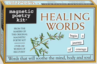 Healing Words Magnetic Poetry Kit