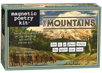 Mountains Magnetic Poetry Kit