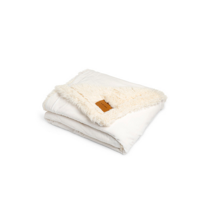 Guardian Angel Throw Blanket - Cream