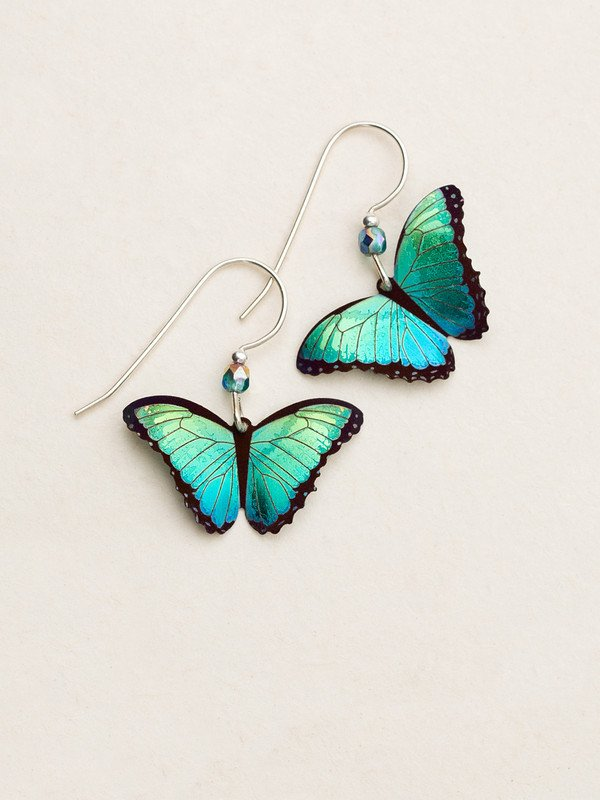 Holly Yashi Bella Butterfly Earrings. Pulsing with energetic color and the most exquisite detail, our design team dared to stretch their imaginations and talents. The result: our breathtaking Bella Butterfly Earrings. Whether you want to transform your look or wear a symbol of change and endurance this stunning pair will take you to the next level.