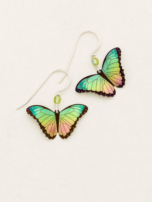 Holly Yashi Bella Butterfly Earrings. Pulsing with energetic color and the most exquisite detail, our design team dared to stretch their imaginations and talents. The result: our breathtaking Bella Butterfly Earrings. Whether you want to transform your look or wear a symbol of change and endurance this stunning pair will take you to the next level.