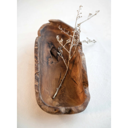 Decorative Teak Wood Bowl