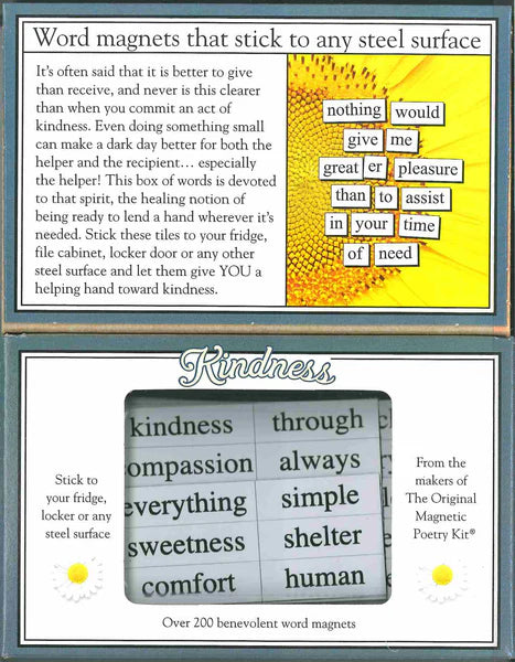 Kindness Magnetic Poetry Kit