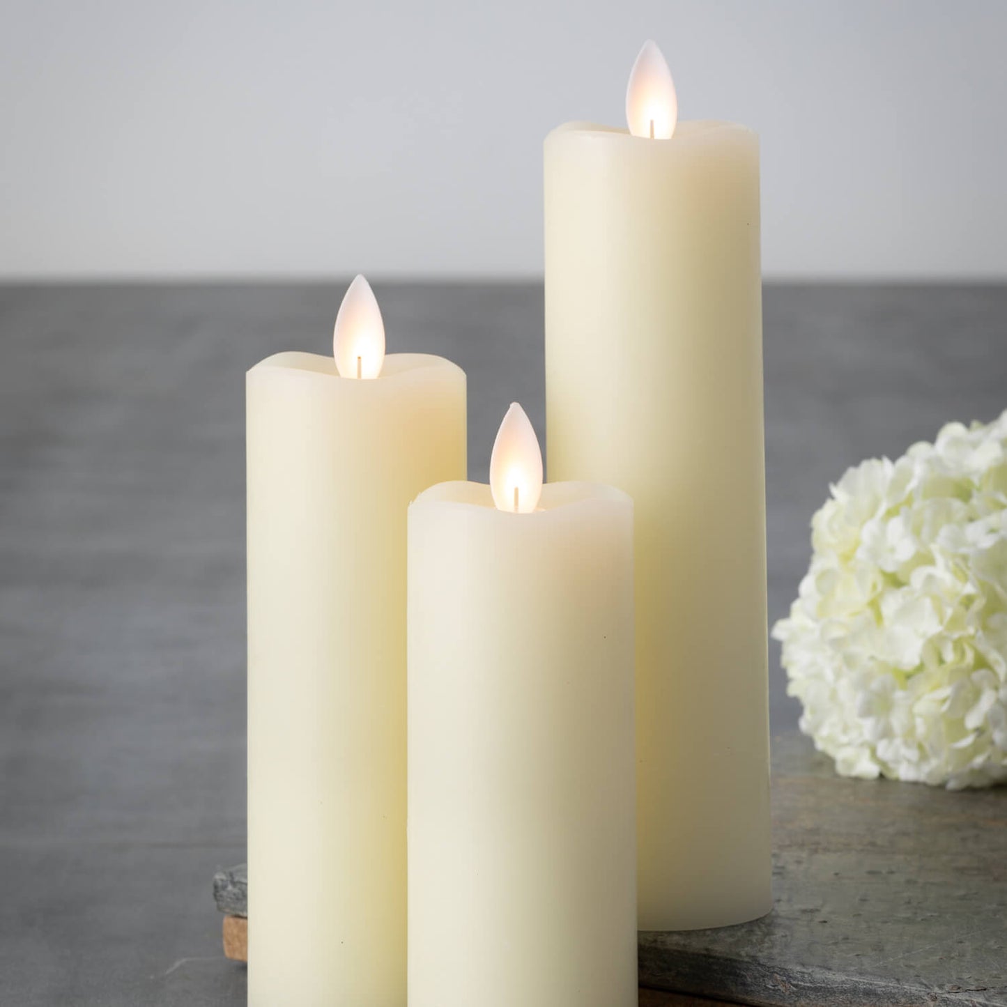 Slim Candle Pillar Set