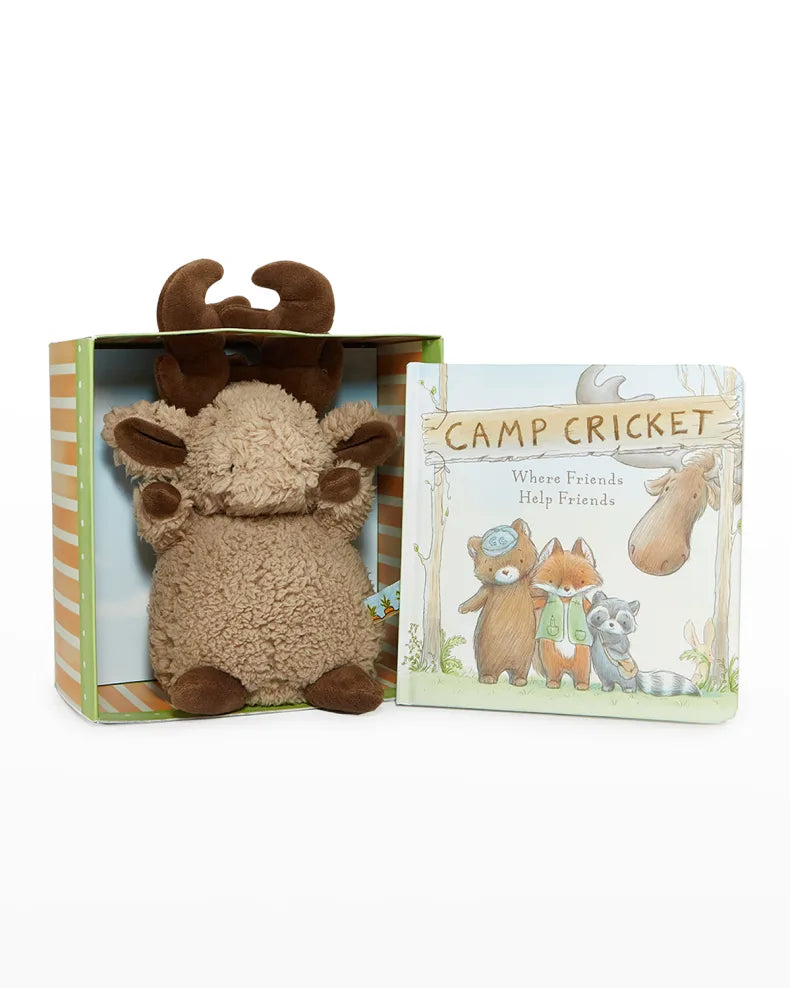 Camp Cricket Book and Plush Boxed Set