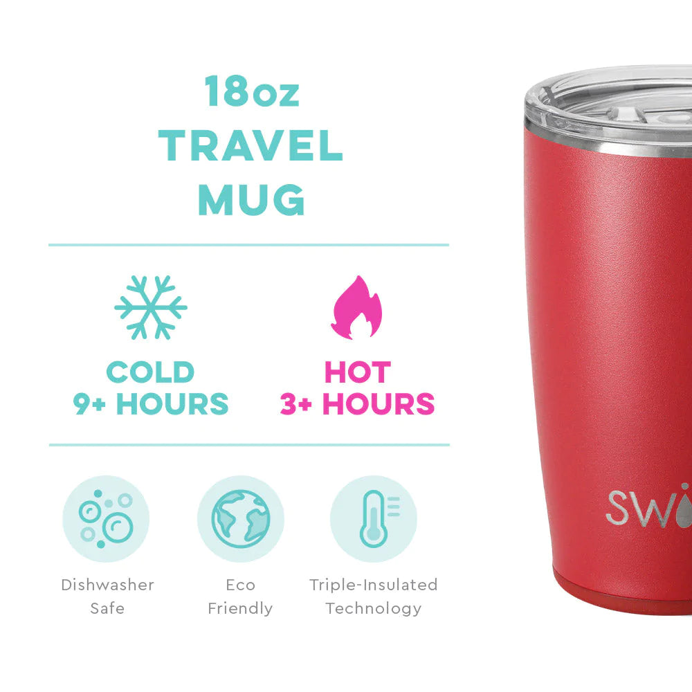 Crimson Travel Mug 18oz