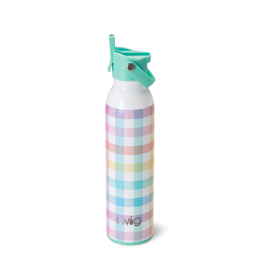 Swig Pretty in Plaid Flip + Sip Water Bottle (20oz)