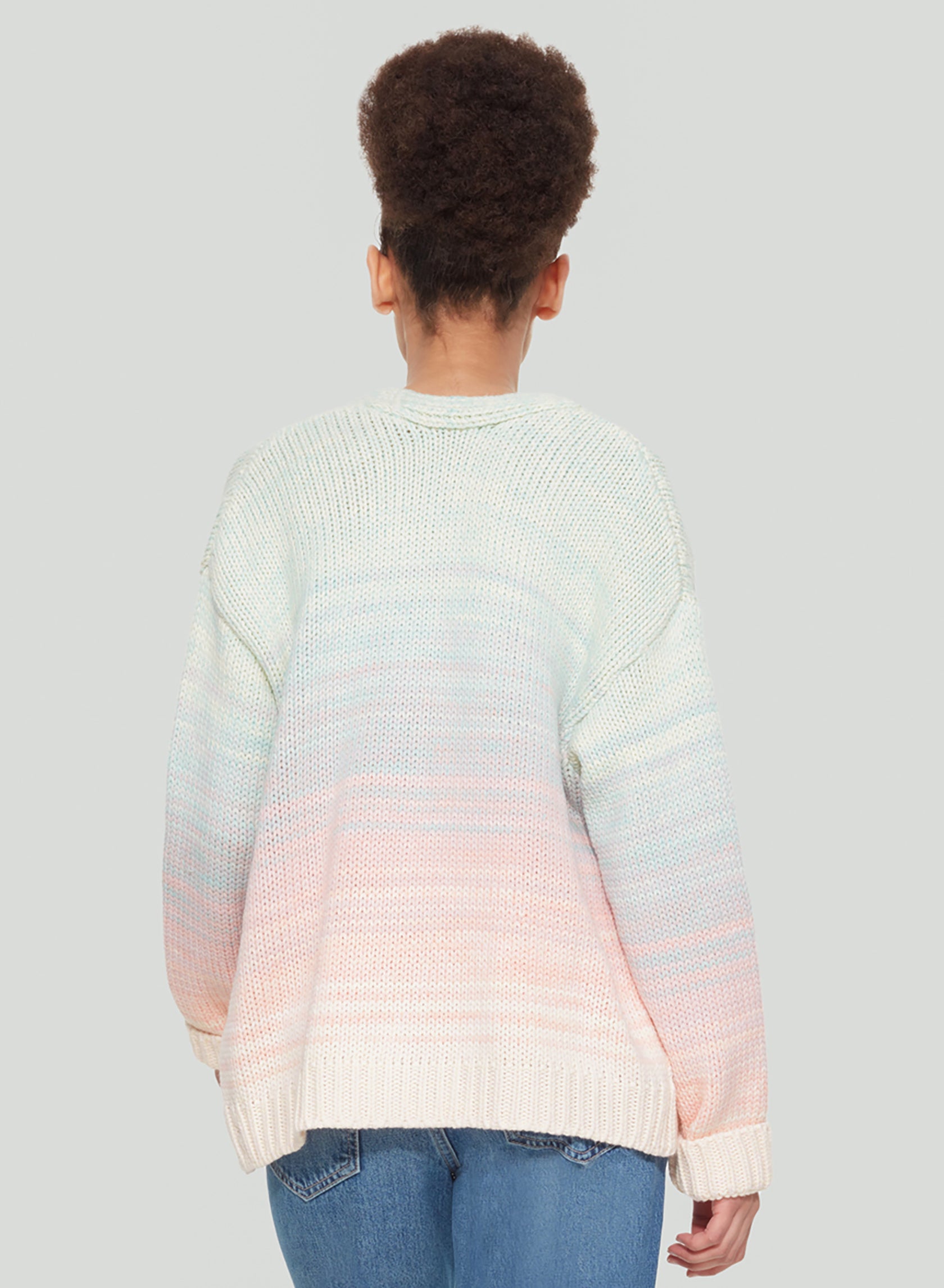 Dex Ombre Cardigan Sweater Soft Multi