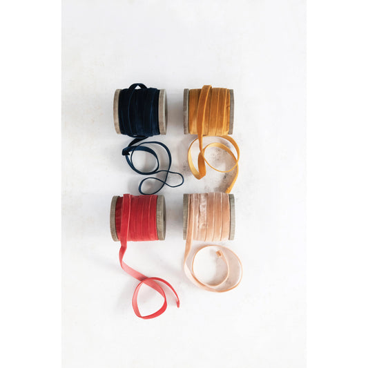 Velvet Ribbon on Wood